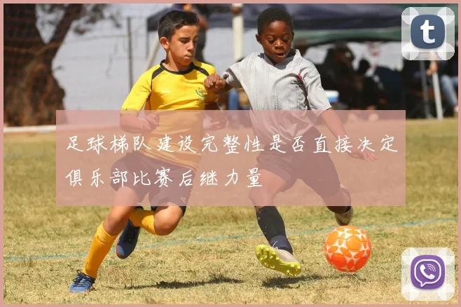 足球梯队建设完整性是否直接决定俱乐部比赛后继力量